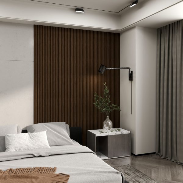 Panel para Pared Bold Line Velvet | Ambiente Dormitorio