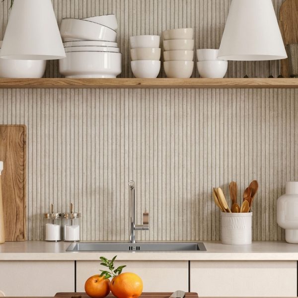 Panel para Pared Stone Line Loam | Ambiente Cocina