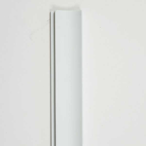 Perfil Derecho para Panel Paintable Line White Soft