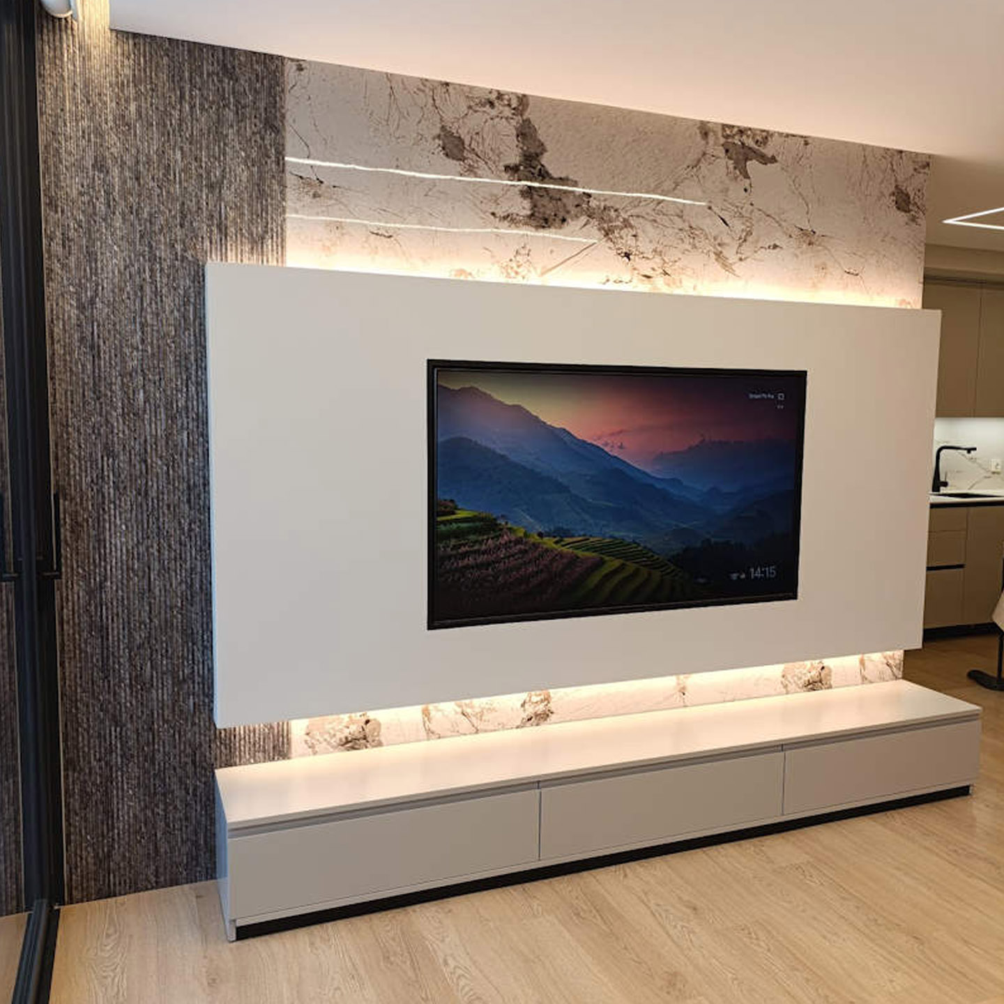 Panel para Pared Stone Line Basalt | Inspiración