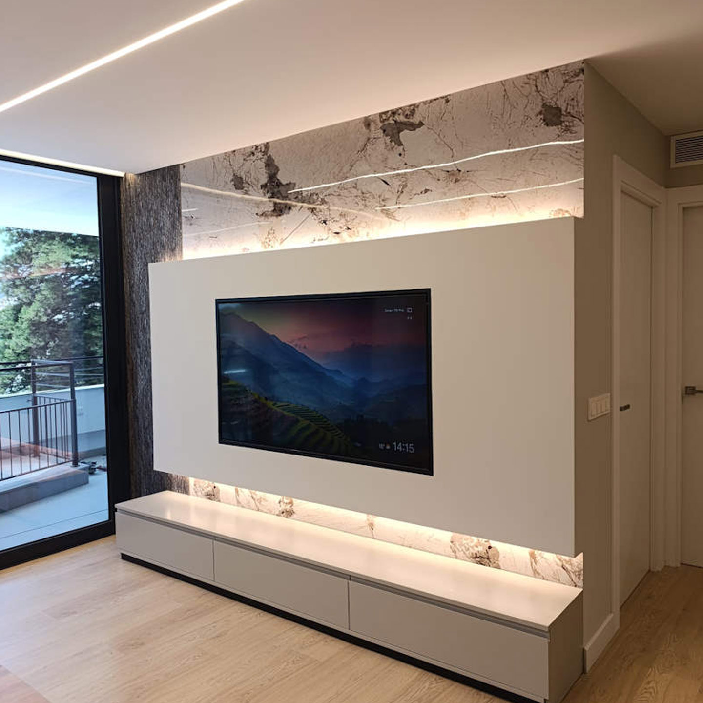 Panel para Pared Stone Line Basalt | Inspiración