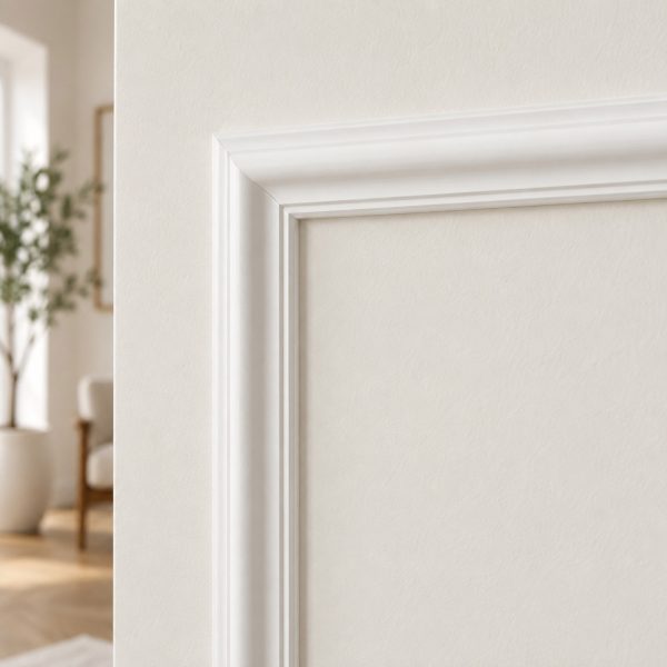Kit Molduras Trace - Blanco Pintable | Molduras Decorativas para Pared | Detalle Principal