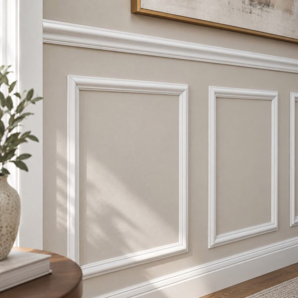 Kit Molduras Versalles - Blanco Pintable | Molduras Decorativas para Pared | Detalle Vista